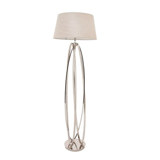 Akira Nickel Floor Lamp