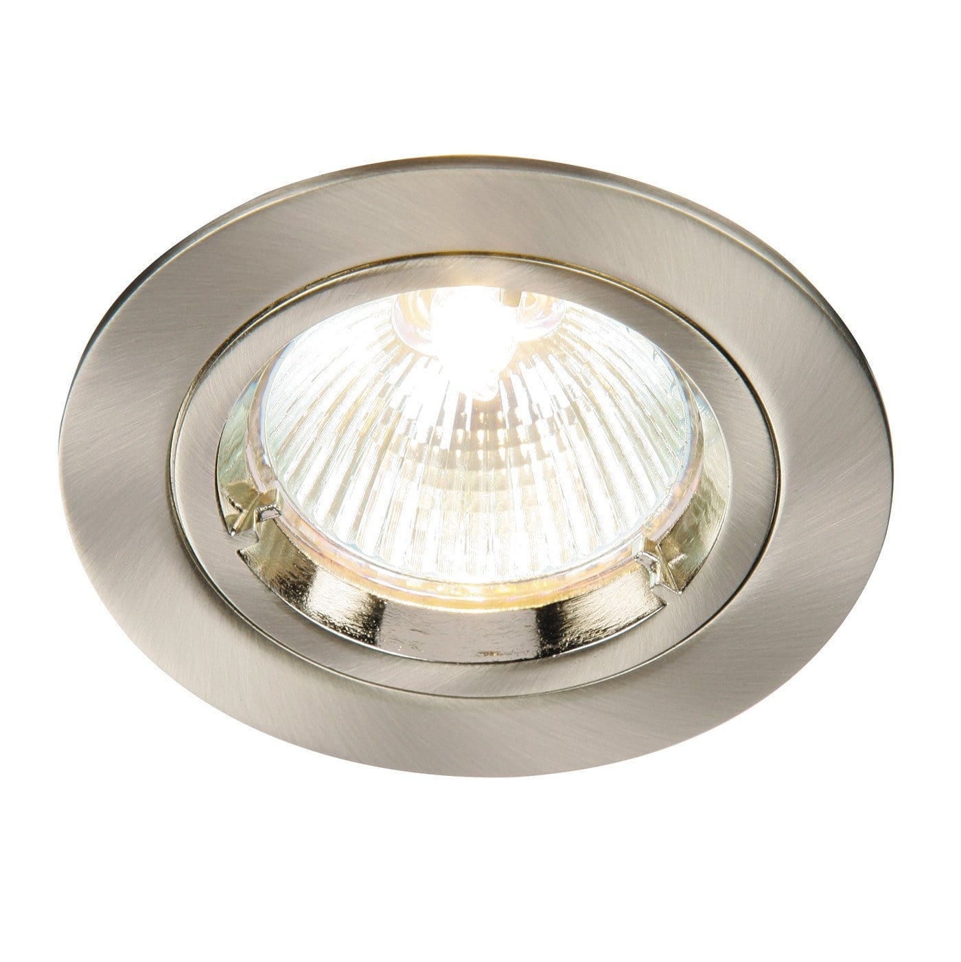 Cast Fixed Downlight Satin Nickel