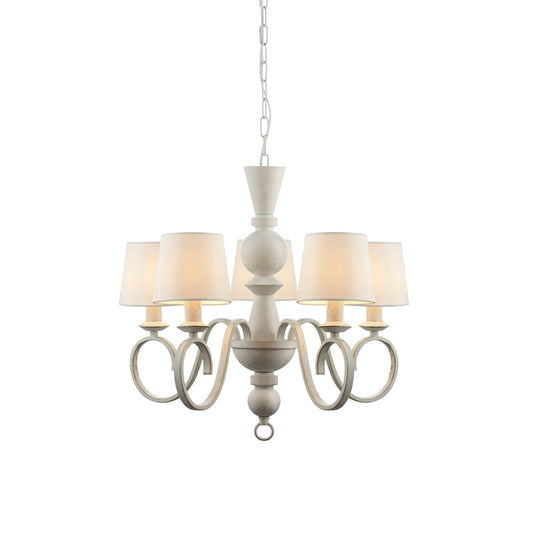 Loire Distressed 5 Light Pendant