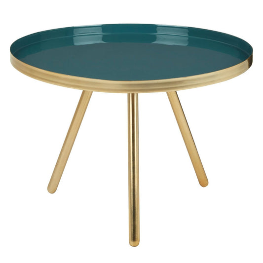 Lily Small Enamel Table Diesel Green