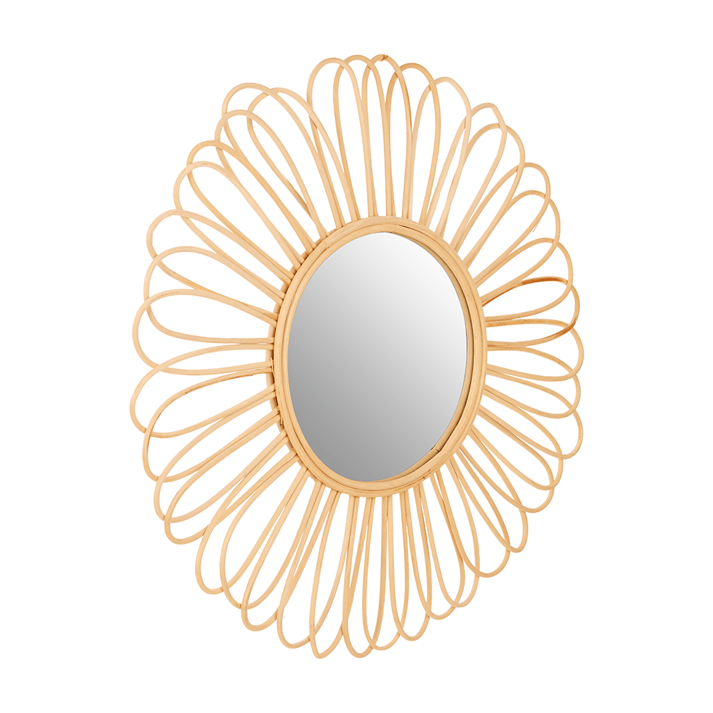 Rattan Loop Mirror