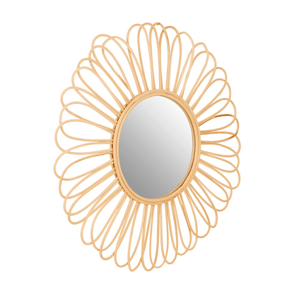 Rattan Loop Mirror