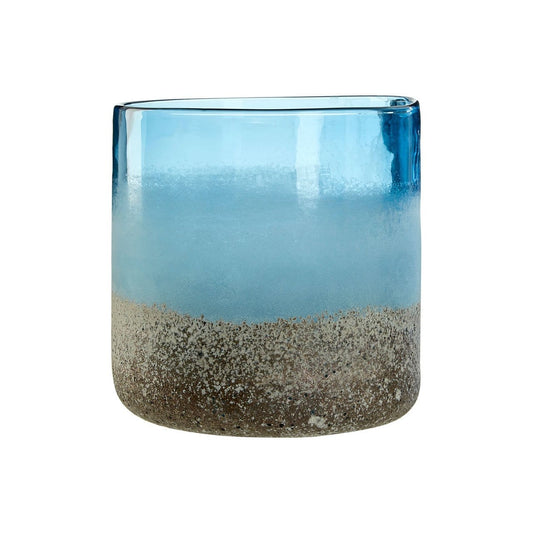 Mull Small Sand Effect Vase Blue