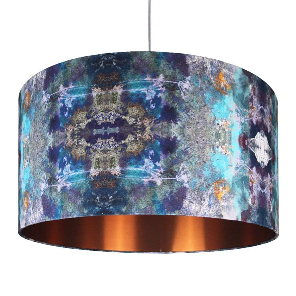 Mairi Helena Island Botanist White & Brushed Copper Drum