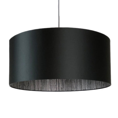 Jet Black Satin Shade with Anthology Seri Jet Lining