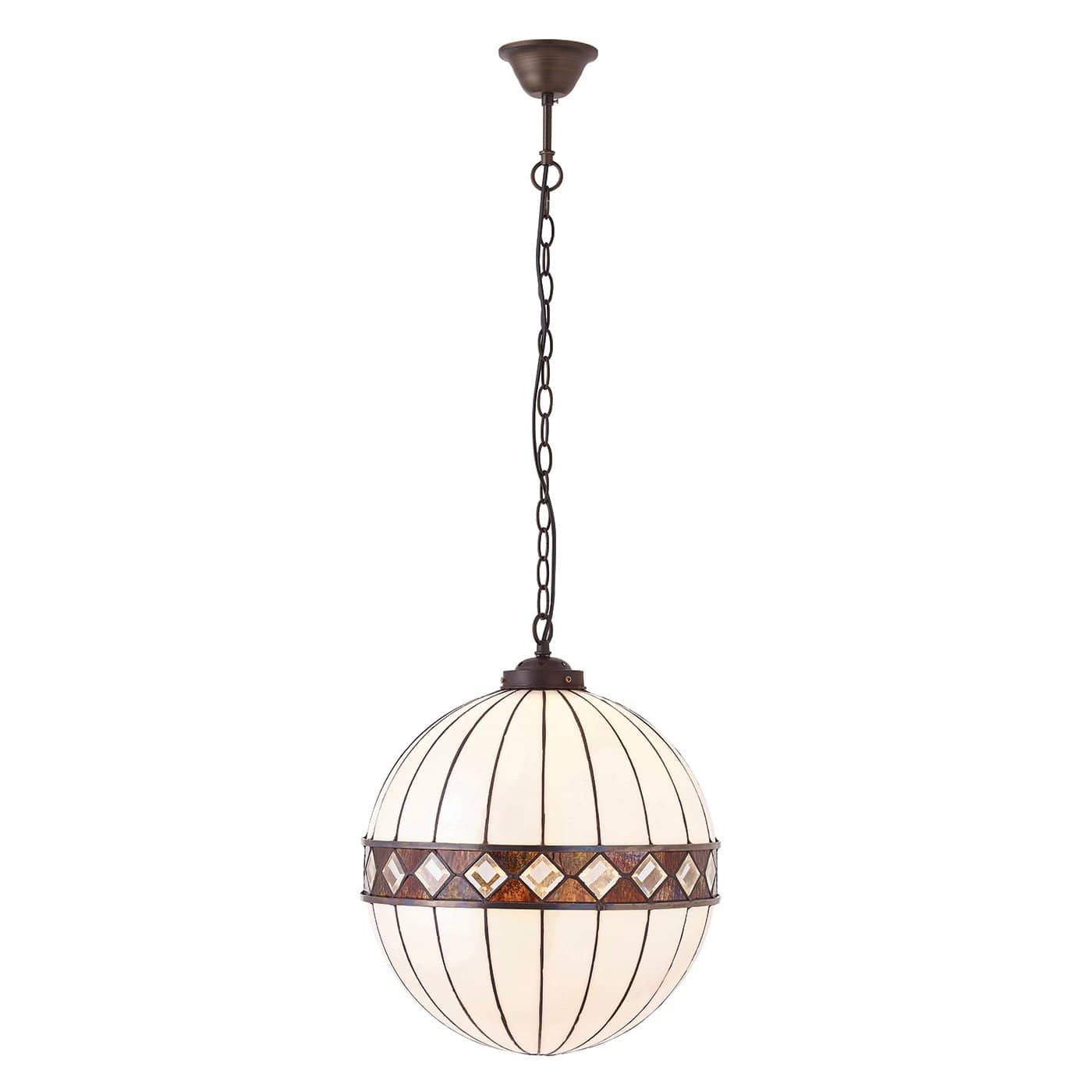 Fargo Medium globe 1lt pendant