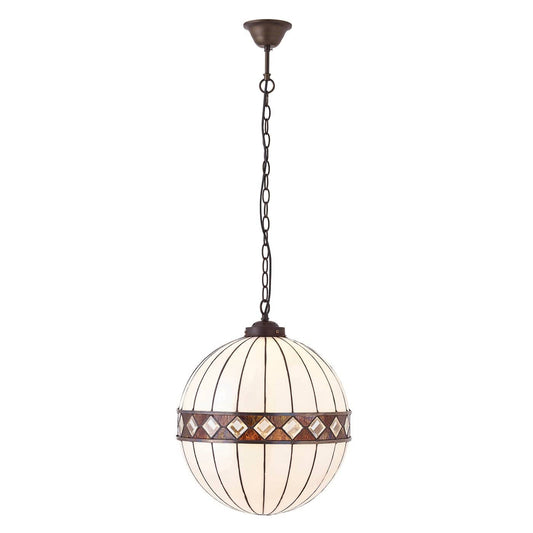 Fargo Medium globe 1lt pendant