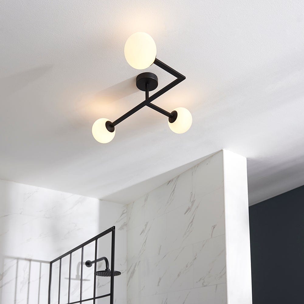 Surf 3 Light Bathroom Ceiling Light