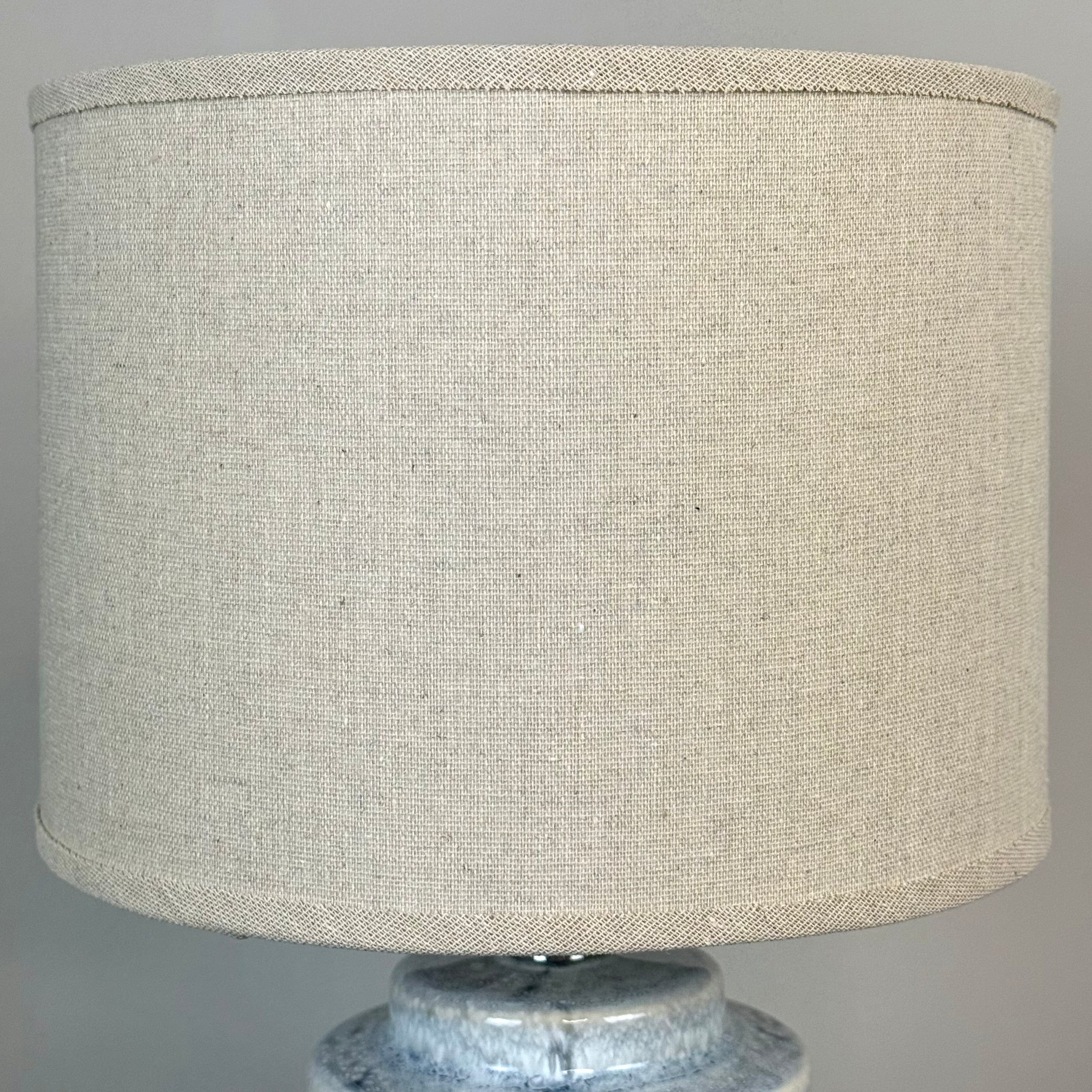 Wild Seas Table Lamp with Cream Drum Shade