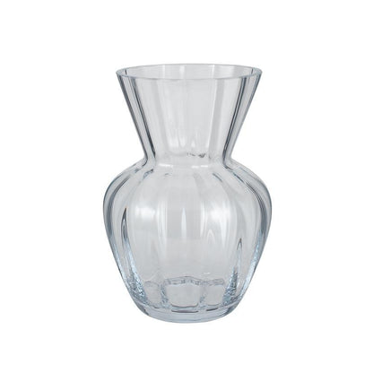 Clear Glass Tara Optic Vase Small