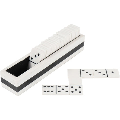 White & Black Domino Set