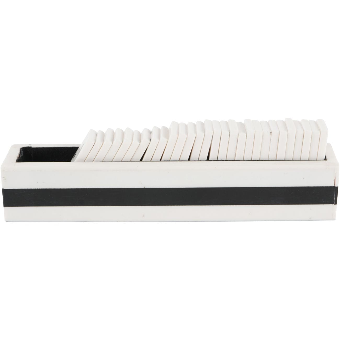 White & Black Domino Set