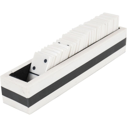 White & Black Domino Set