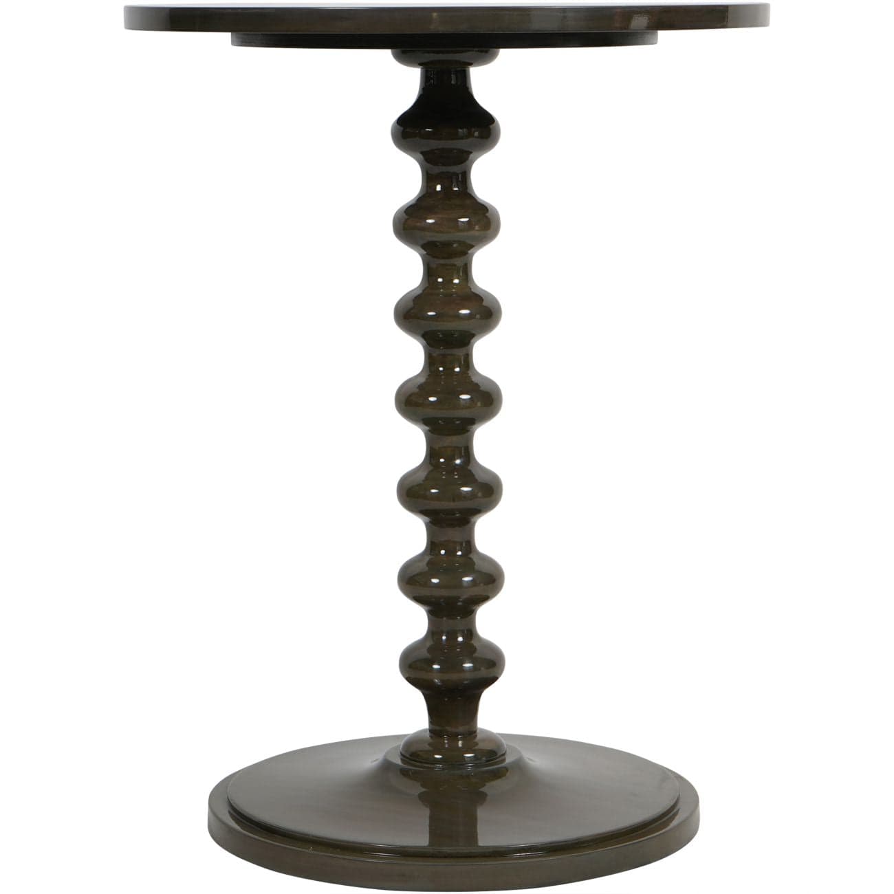 Lacquer Side Table Olive