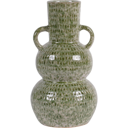 Green Laneham Stoneware Vase Small