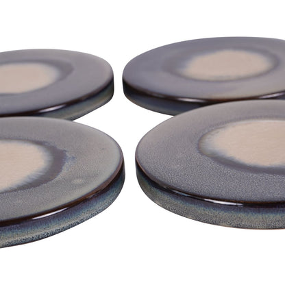 Reactive Glazed Medway Blue Coaster Set of 4