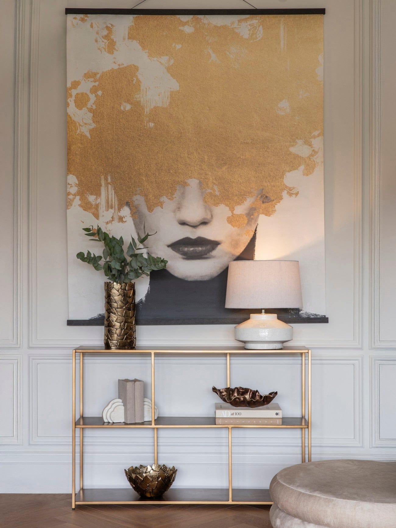 Pamplona Ceramic White Table Lamp
