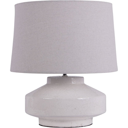 San Sebastian Ceramic White Table Lamp