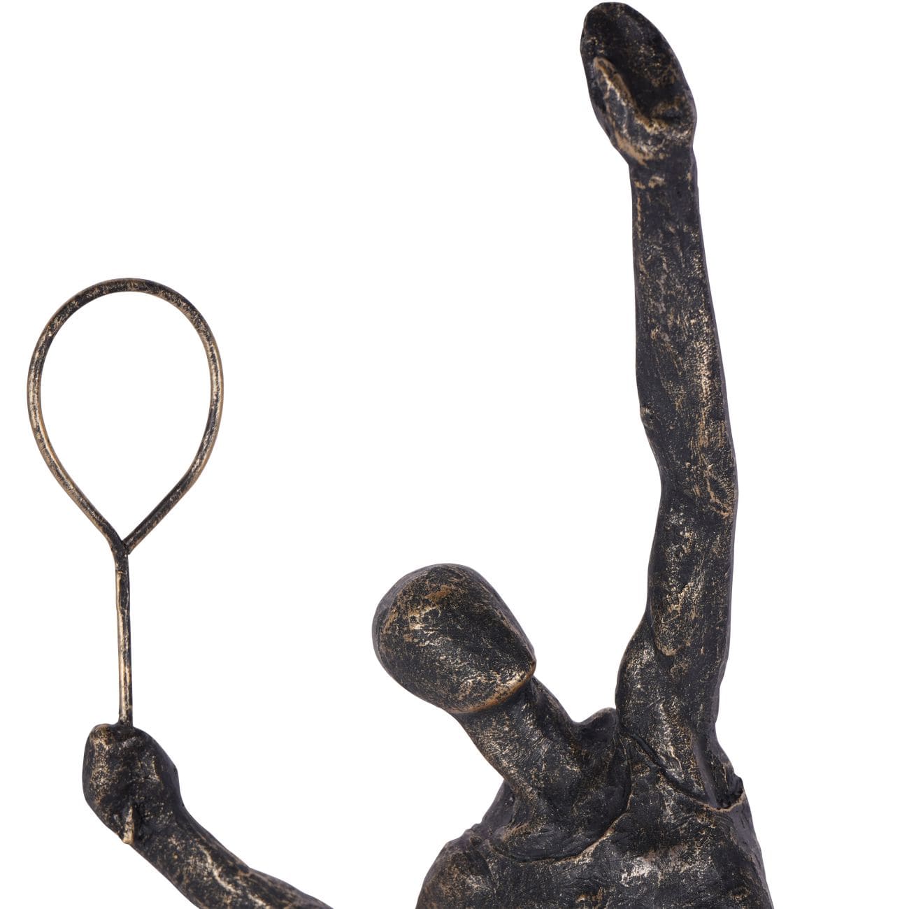 Bronze Racket Player Sculpture