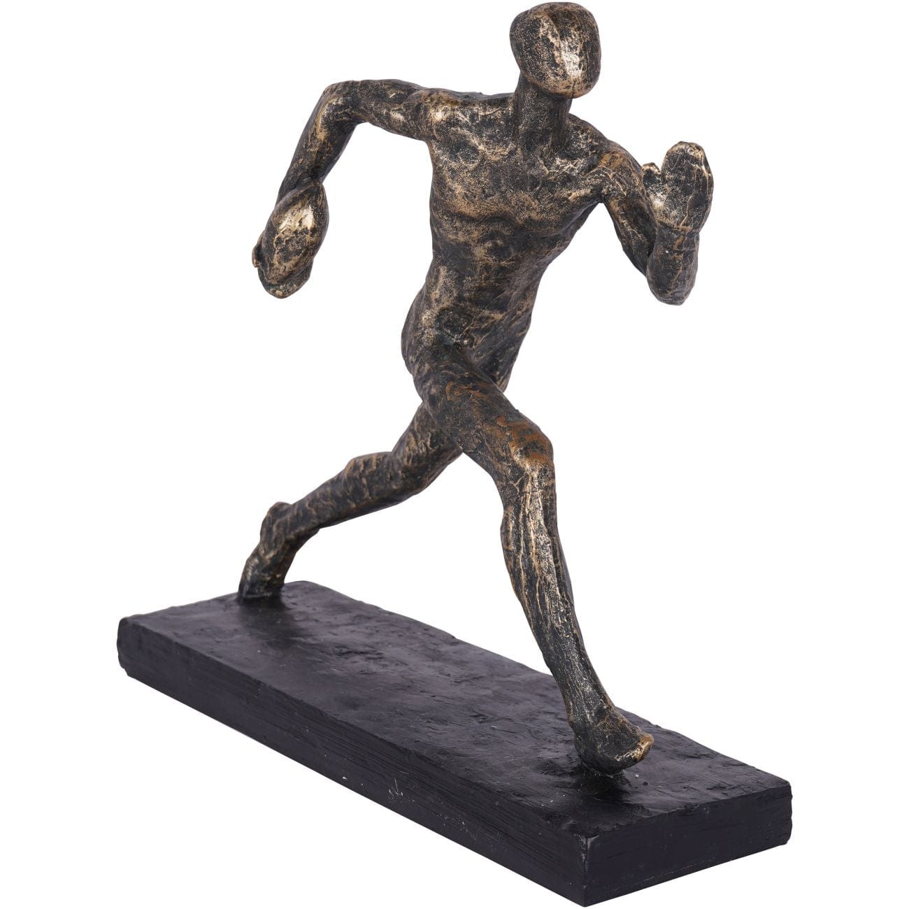 Bronze Rugby Figure Sculpture