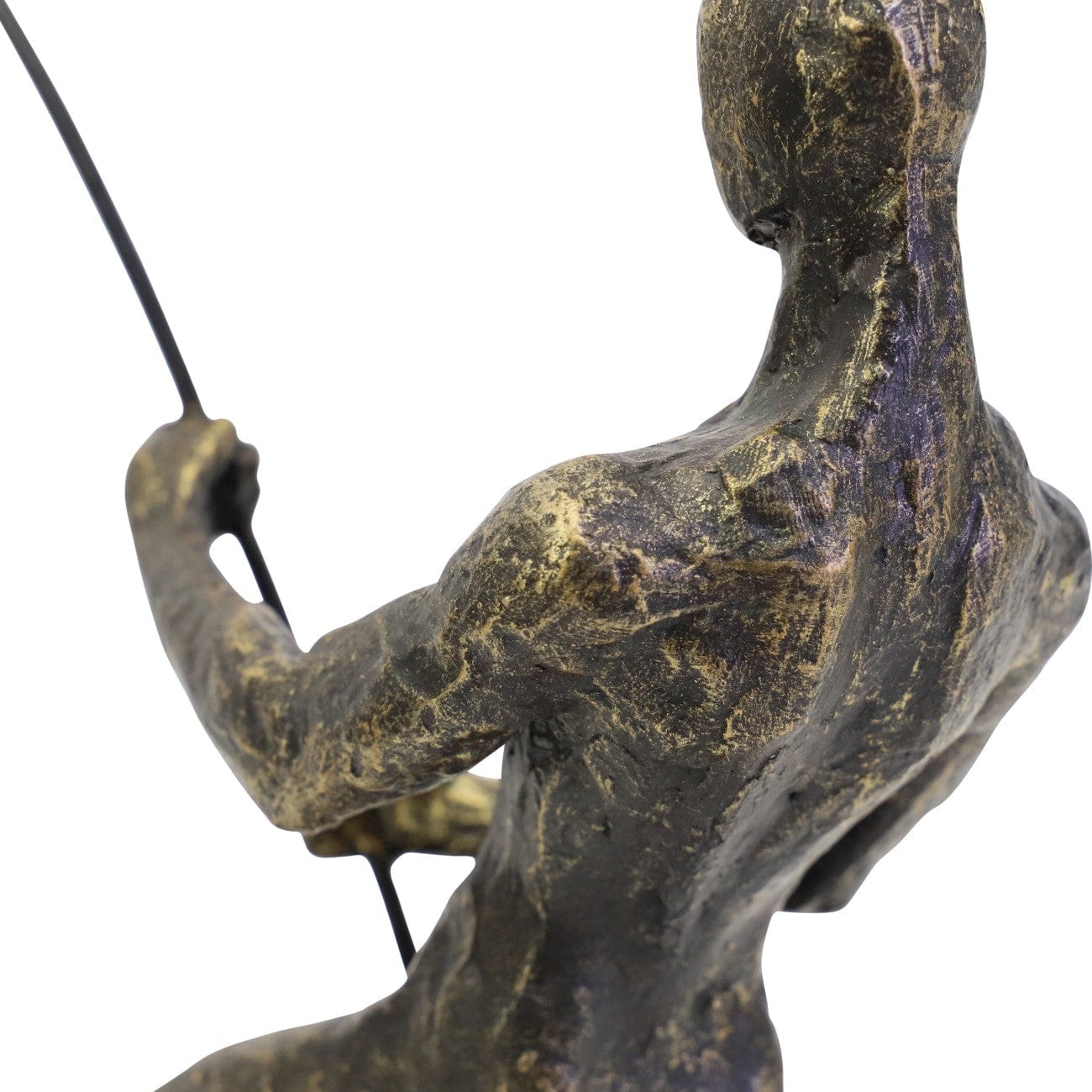 Bronze Fishing Sculpture