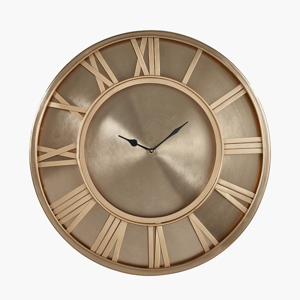 Club Gold Wall Clock