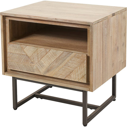 Marca Acacia Wood Bedside Unit