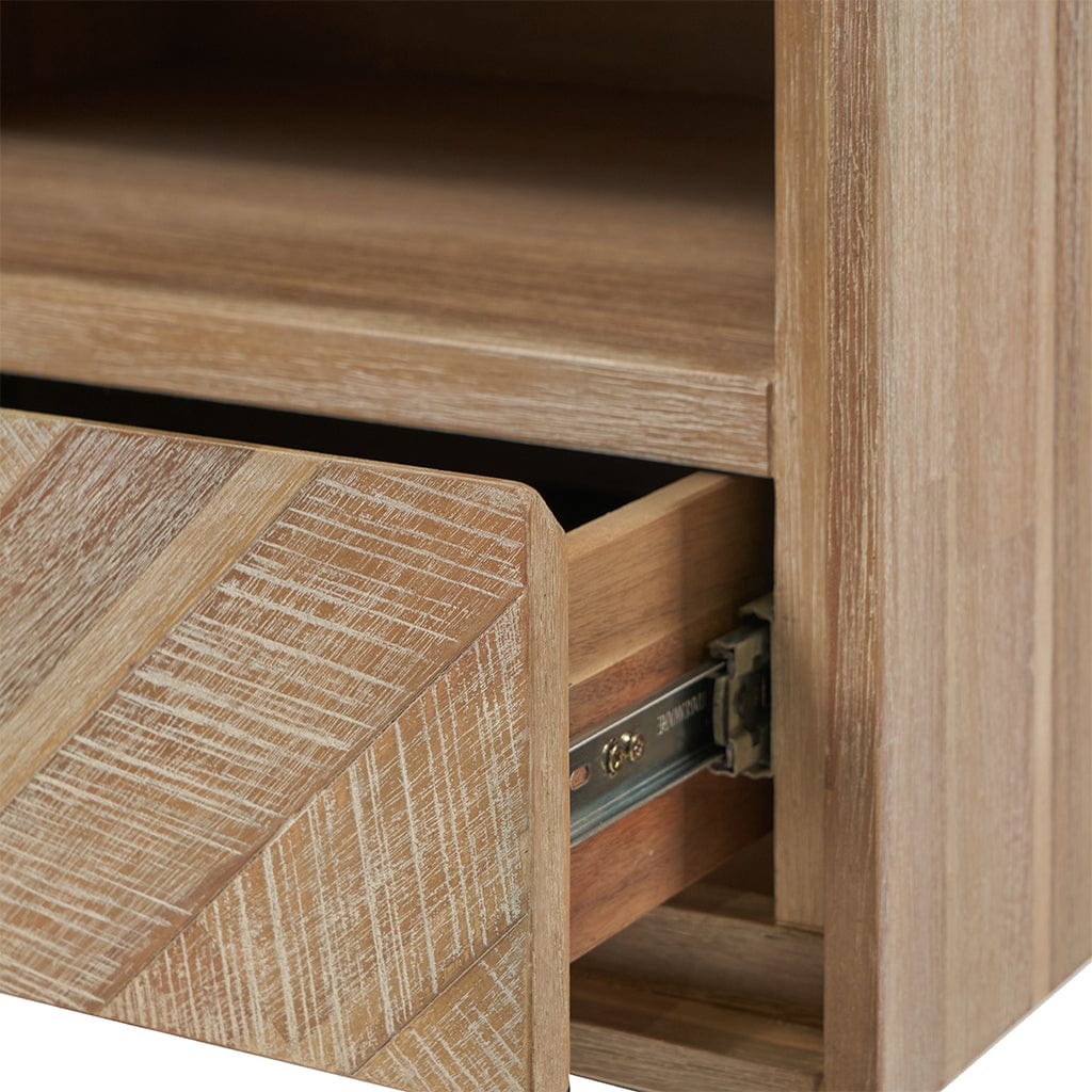 Marca Acacia Wood Bedside Unit