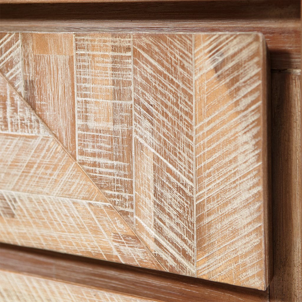 Marca Acacia Wood 3 Drawer Unit