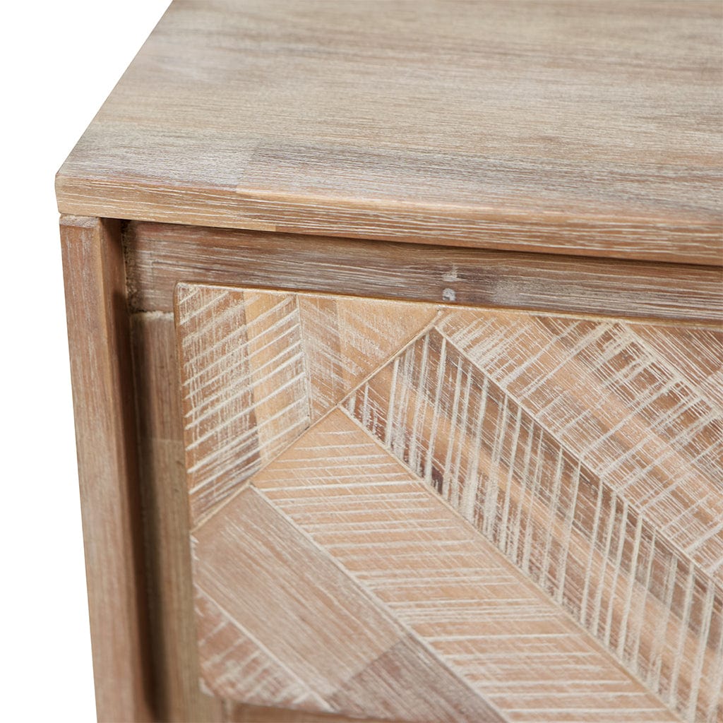 Marca Acacia Wood 3 Drawer Unit