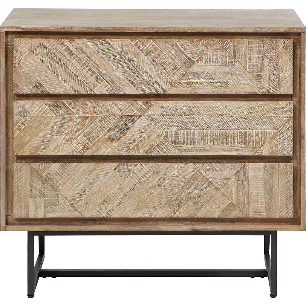 Marca Acacia Wood 3 Drawer Unit