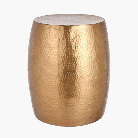 Sangli Hammered Antique Brass Colour Stool