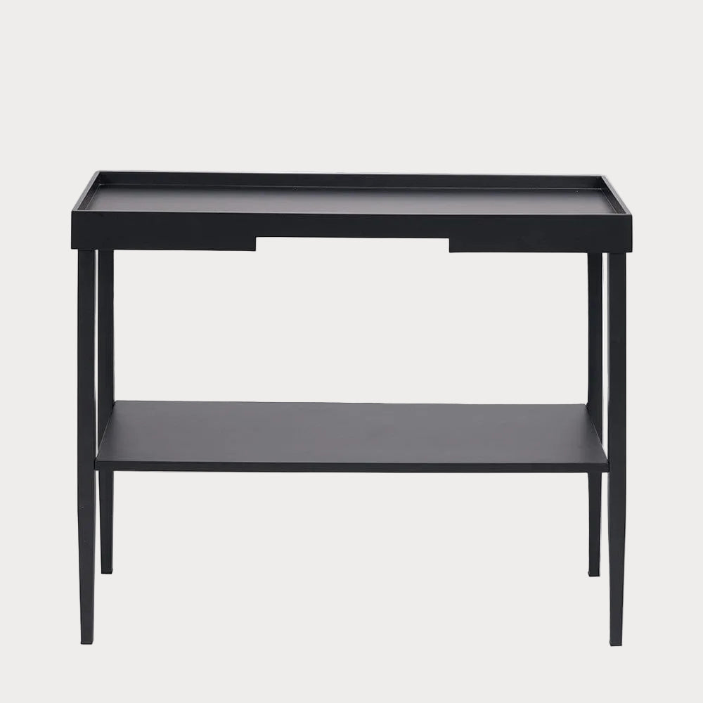 Marnie Black Wood Veneer Console Table