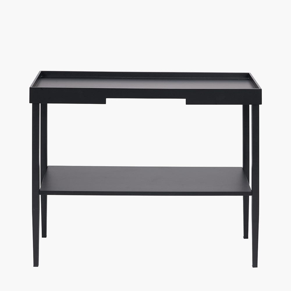 Marnie Black Wood Veneer Console Table