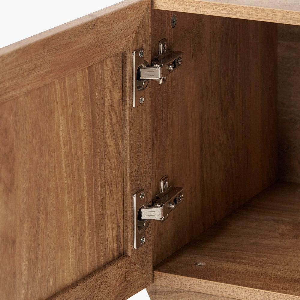 Henrik Natural Rattan 1 Door Bedside Unit