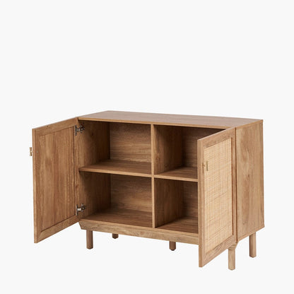 Henrik Natural Rattan 2 Door Cabinet