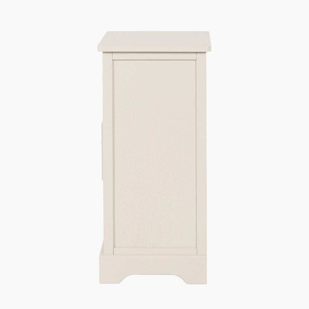 Croft Linen Pine 3 Drawer Tall Unit