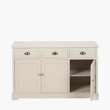 Croft Linen Pine 3 Door 3 Drawer Unit