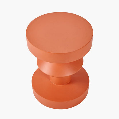 Drey Terracotta Fibrestone Side Table