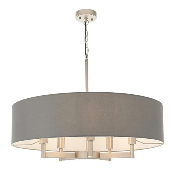 Marlow 5 Light Matt Nickel Pendant