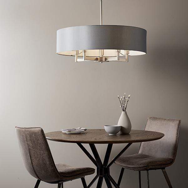 Marlow 5 Light Matt Nickel Pendant