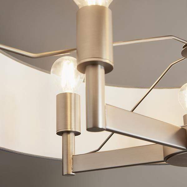 Marlow 5 Light Matt Nickel Pendant