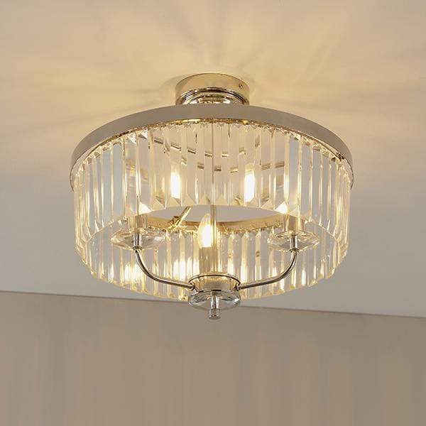 Lulu 3 Light Semi Flush Ceiling Light