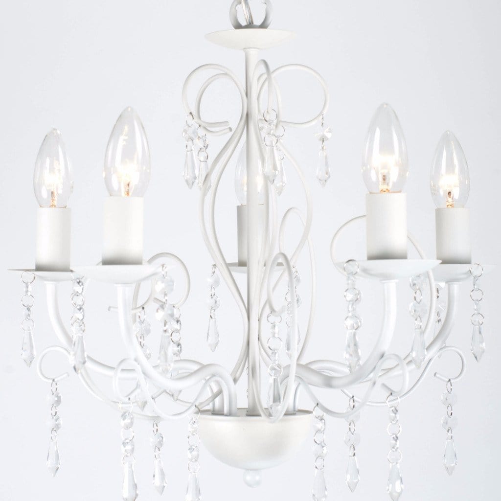 Mela White Chandelier