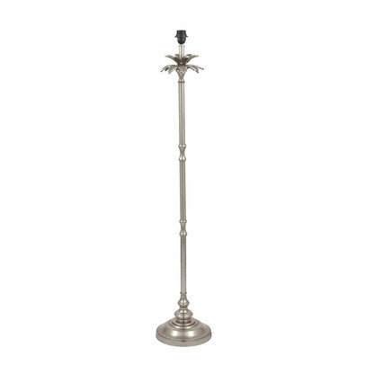 Floral Nickel Floor Lamp