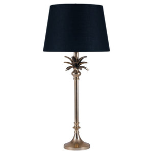Shiny Gold Palm Tree Stick Table Lamp