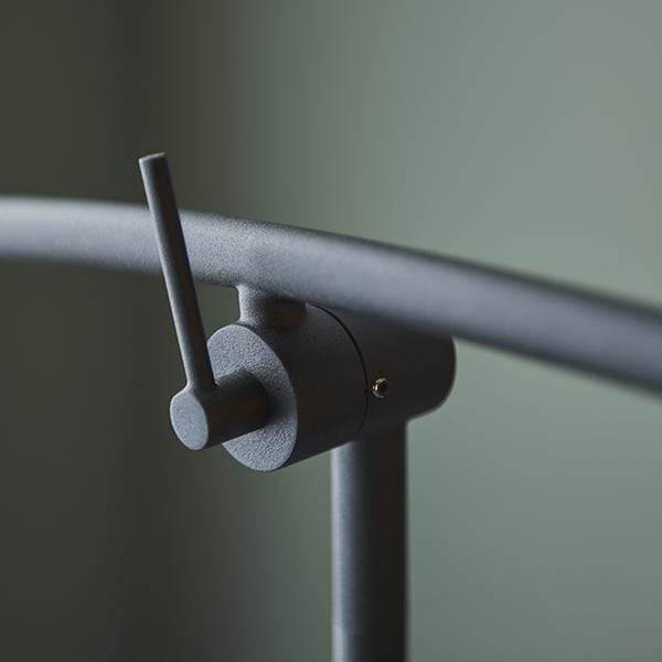 Miro 2 Light Matt Black Floor Lamp