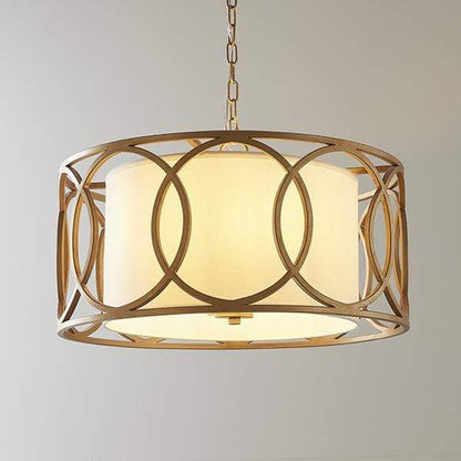 Aranchia 4 Light Brushed Gold Pendant