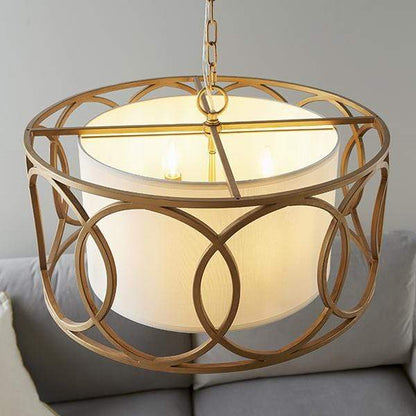 Aranchia 4 Light Brushed Gold Pendant