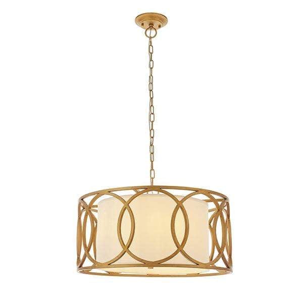 Aranchia 4 Light Brushed Gold Pendant